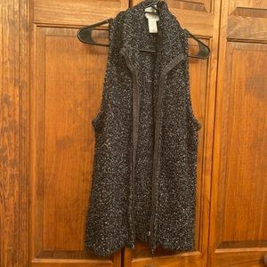 Coldwater Creek Black/White Sweater Vest